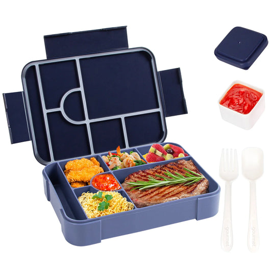 Large Capacity Bento Lunch Box – 1330ml, Leak-Proof & Microwave Safe