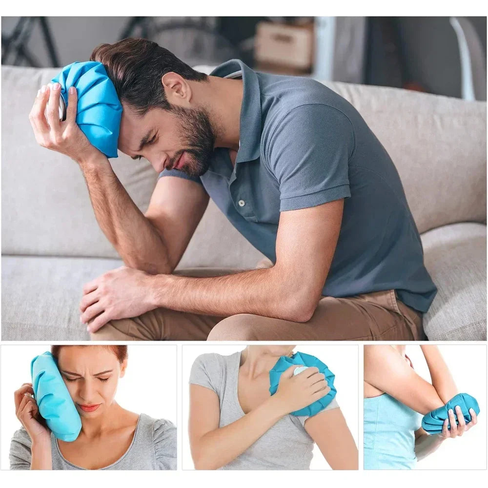 Reusable Ice Pack – Leak-Proof, Hot & Cold Therapy (15/23/28cm)