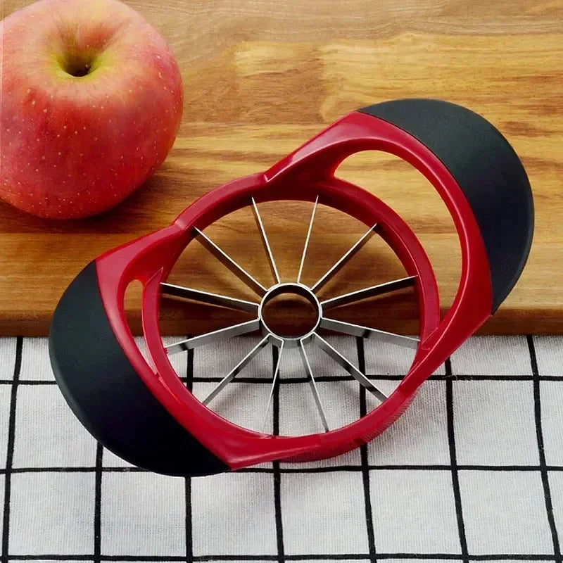 Stainless Steel Fruit Cutter – 8 or 12 Slices, 60° Cutting Angle & Watermelon Slicer
