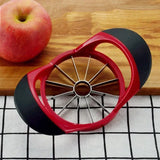 Stainless Steel Fruit Cutter – 8 or 12 Slices, 60° Cutting Angle & Watermelon Slicer
