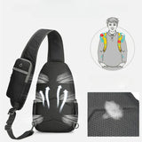 BowLift | SecurePack | Anti-Theft Waterproof Multi-Pocket Shoulder Backpack – Lightweight Crossbody Travel Bag