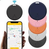 Enhanced Product Title: "Runder Bluetooth-Tracker 2er-Set – Schlüssel & Taschen Finder für schnelles Auffinden" 

This title maintains the original meaning while optimizing for clarity and searchability.