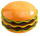 Burger-Shaped Serving Set – Stackable Plastic, 5-Piece & 7-Piece Options