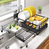 Nova - Dish Drying Rack with Drainboard & Cutlery Holder