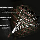 4mm Paracord Utility Rope – 9-Strand Core, 295kg Strength & 50/100m Lengths