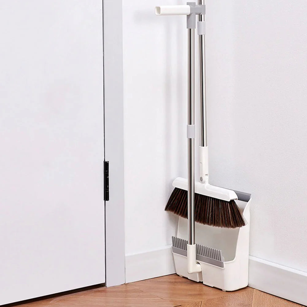 Optimized Product Title: "Besen und Kehrschaufel Set mit Langen Stielen – Ergonomisches Design für Bückenfreies Kehren" 

This title includes relevant keywords while emphasizing the product's key features and benefits, making it more appealing for Google
