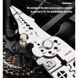 Multifunctional Wire Stripper Pliers – 7-in-1, 0.8-2.6mm Strip & Crimp, High-Carbon Steel