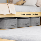 Under-Bed Storage Bag – Clear Window, Metal Zipper & S/M/L/XL Sizes