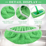 Reusable Microfiber Mop Pads 6-Pack – Machine Washable & Standard Flat Mop Fit