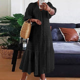 Plus-Size V-Neck Maxi Dress - Elegant & Flattering Sexy Evening Wear