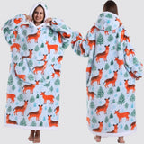 Blanket Hoodie Oversized Wearable Hooded Blanket Adult