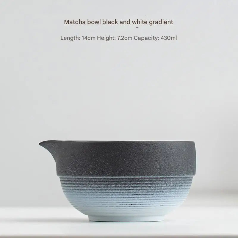 Handcrafted Japanese Matcha Bowl Green Standard Size Ceramic