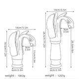 BowLift | Swan Single Handle Golden Basin Faucet