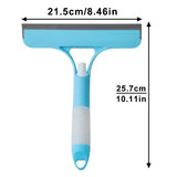 Window Squeegee Set with Spray Bottle – Silicone Blade, 21.5cm Head & 2-Pack