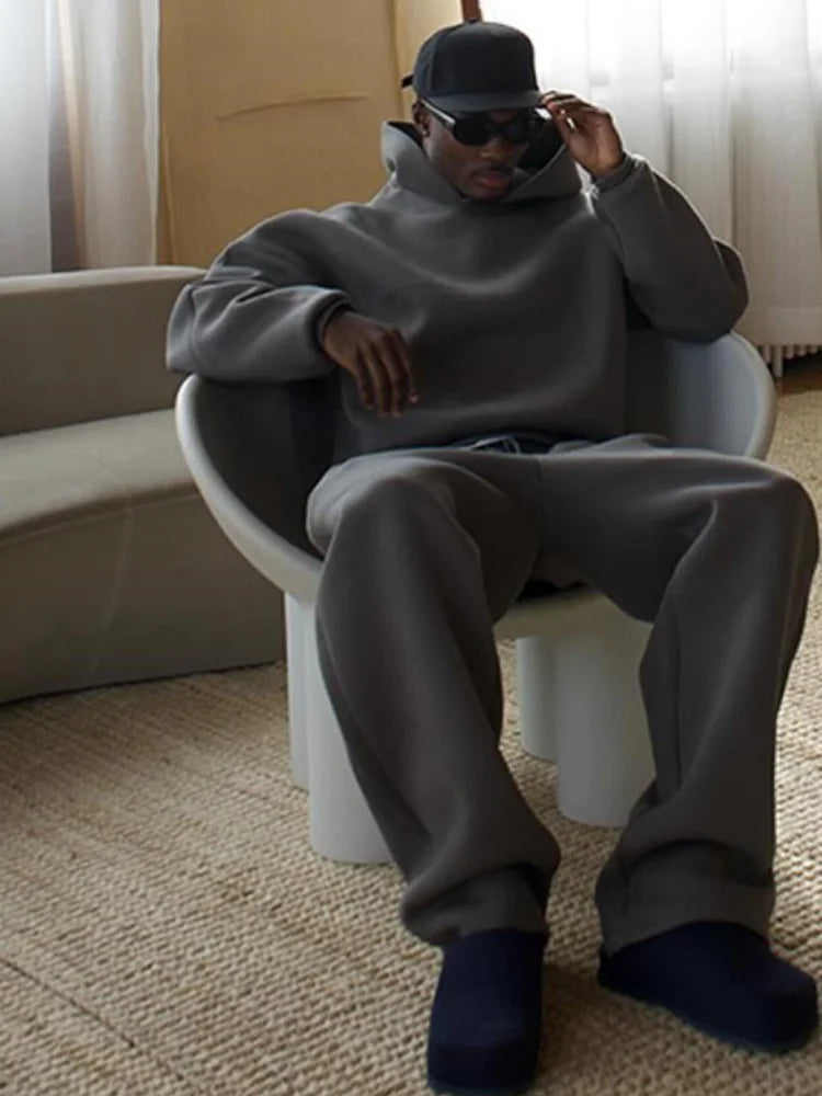 Bastian – Oversized Men's Tracksuit with Hoodie & Sweatpants