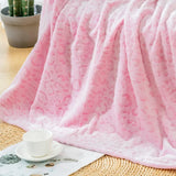 Fleece Throw Blanket – Leopard Print, Soft Flannel & Machine Washable, 4 Sizes