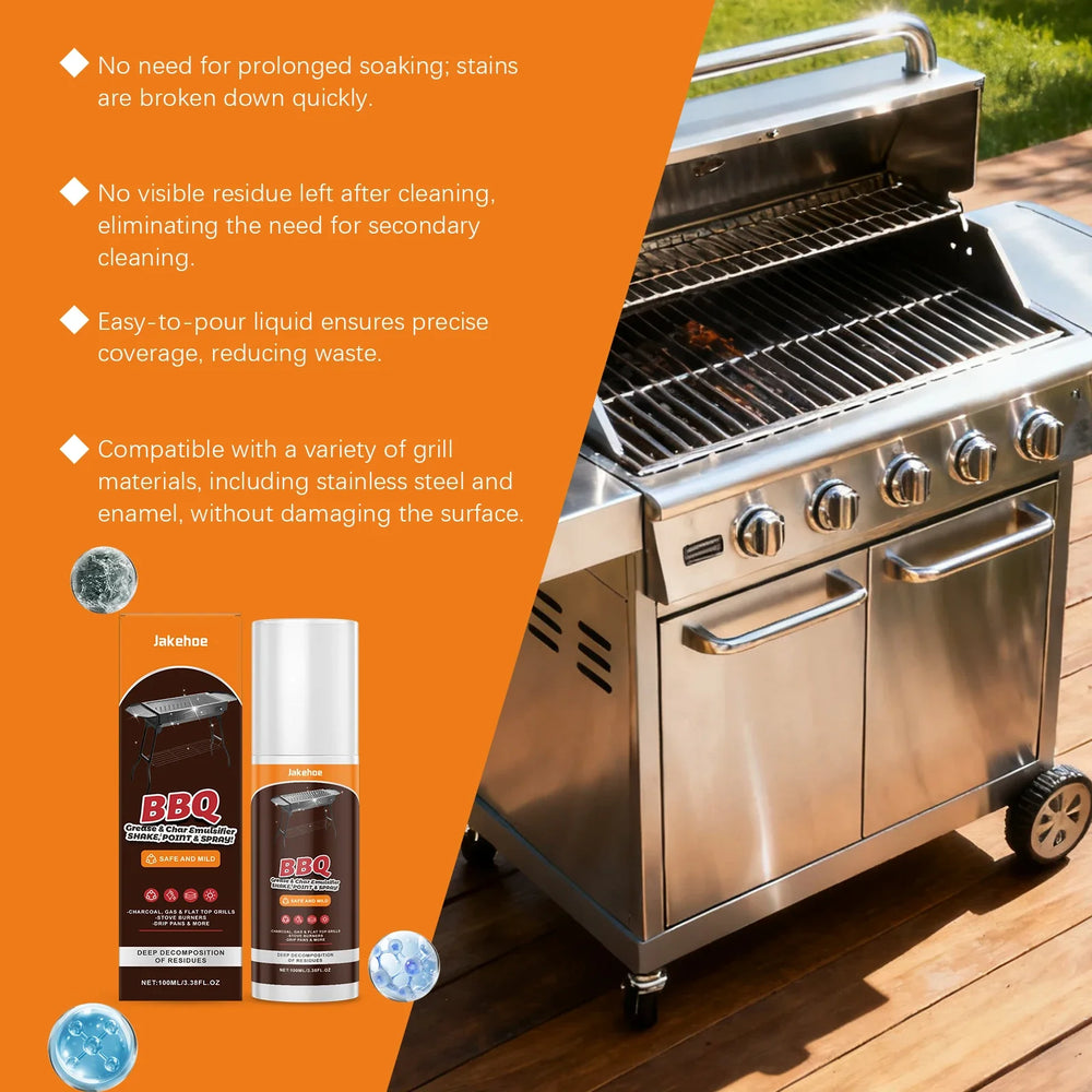 Grill Cleaner Spray 100ml – Grease & Soot Remover for BBQ, Oven & Stovetop