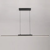Modern Linear Dining Pendant Light | Minimalist LED Chandelier for Kitchen & Living Spaces
