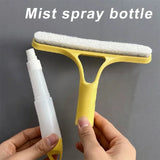 Window Squeegee Set with Spray Bottle – Silicone Blade, 21.5cm Head & 2-Pack