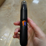 Electric Nose Hair Trimmer – Waterproof, LED Light & Ear/Eyebrow Attachments