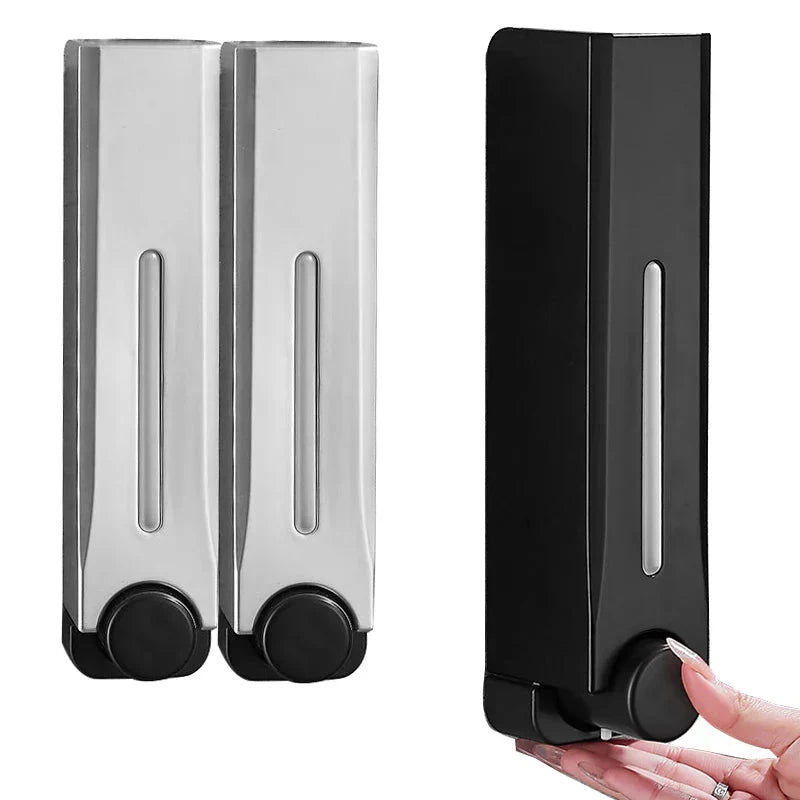 Wall-Mounted Soap Dispenser – 500ml Chambers, Magnetic Lid & 1/2/3-Chamber