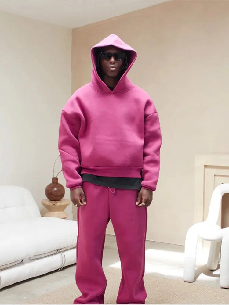 Bastian – Oversized Men's Tracksuit with Hoodie & Sweatpants