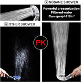 AquaGlow – High-Pressure Water-Saving Showerhead with Filter