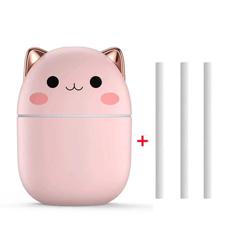 Optimized Product Title: "Katzenförmiger Mini-Luftbefeuchter mit Farbwechsel-Nachtlicht – Perfekt für Zuhause & Büro" 

This title includes relevant keywords while highlighting the product's features and potential uses, making it more appealing for Google