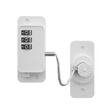 Child-Safe Window Lock – 3-Digit Combination, No-Drill Adhesive & Steel Cable