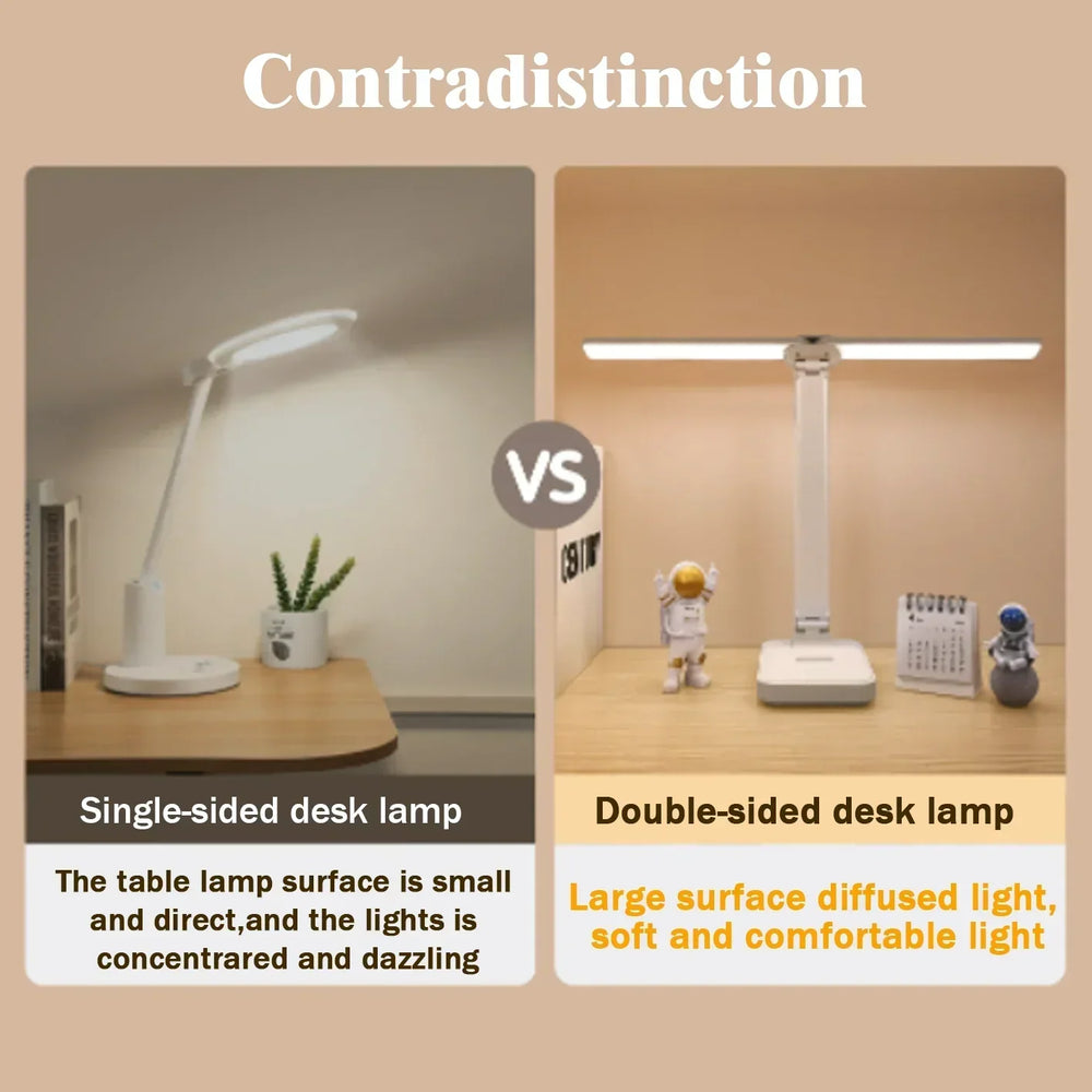 LED Table Lamp | Reading Light | USB Rechargeable. Dimmable & Touch-Controlled for Reading | Kalsten
