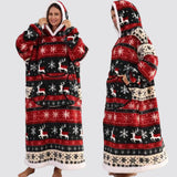 Blanket Hoodie Oversized Wearable Hooded Blanket Adult