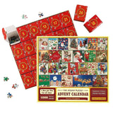 Enhanced Product Title: "Festive Puzzle Advent Calendar - 24 Unique Holiday Puzzles for Family Fun" 

This title includes keywords that can improve search visibility while clearly describing the product.