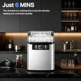 Ice Maker Machine Countertop Automatic Large Capacity Ice Cube Maker
