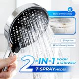 Enhanced Product Title: "Hochdruck-Handbrause mit 7 Strahlarten – Leistungsstarke Duschbrause für ein individuelles Duscherlebnis" 

This title includes relevant keywords while providing more detail about the product's features and benefits, which can hel