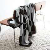 Enhanced Product Title: "Luxurious Jacquard Throw Blanket - Soft, Cozy, and Stylish Home Decor" 

This title includes keywords that potential customers might search for, while also highlighting the product's features and benefits.