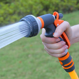Garden Hose Spray Nozzle – 8 Spray Patterns, Anti-Slip Grip & Universal Fit