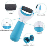 Electric Callus Remover – Battery-Operated, Replaceable Grinding Heads & Washable