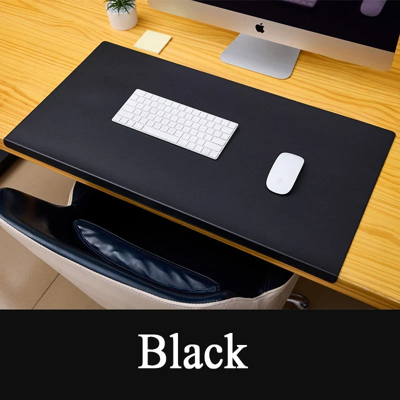 PU-Leather Desk Mat with Non-Slip Surface, Wrist and Elbow Support – Ergonomic Desk Pad for Office and Gaming