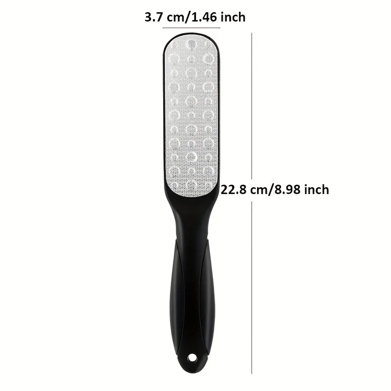 Double-Sided Foot Callus Remover – Stainless Steel, Coarse & Fine Grit