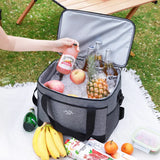 Insulated Cooler Bag – Oxford Fabric, Shoulder Strap & Mesh Pocket
