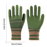 Thorn-Resistant Garden Gloves – Unisex, Waterproof Latex & Breathable Green