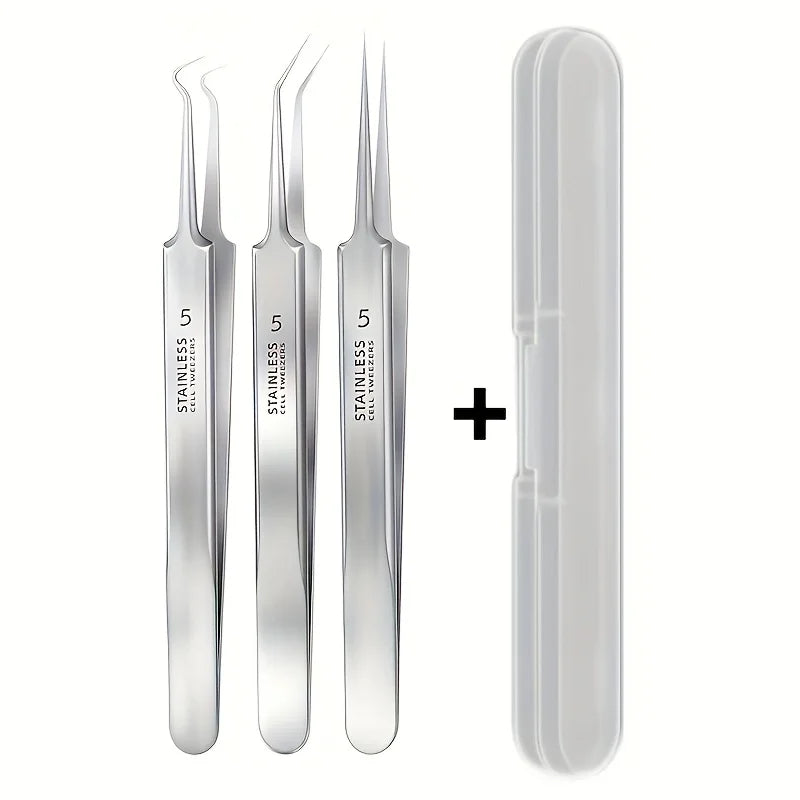 Blackhead Remover Tool Set – 8-Piece Stainless Steel & Storage Case