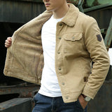 Stylish Men's Jacket with Fur Collar – Lars