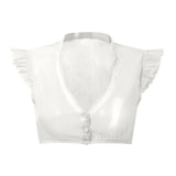 Dirndl Blouse with Flounce Sleeves – Leni Oktoberfest 2025