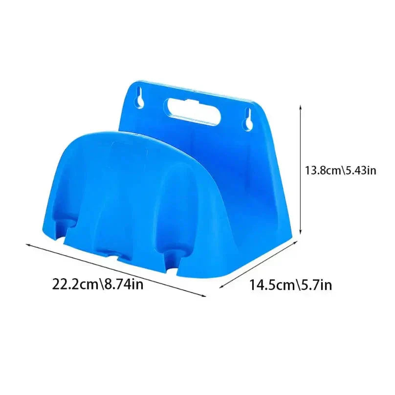 Garden Hose Wall Holder – Weatherproof PP, Carry Handles & 22×14.5cm
