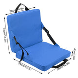 Enhanced Product Title: "Bequemer Klappstuhl mit Rückenlehne und Polsterung – Ideal für Outdoor-Aktivitäten, Camping und Garten" 

This title includes relevant keywords while emphasizing comfort and versatility, making it more appealing for potential buye