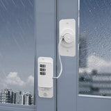 Child-Safe Window Lock – 3-Digit Combination, No-Drill Adhesive & Steel Cable