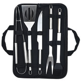 9-Piece Stainless Steel BBQ Utensil Set – Spatula, Tongs & Carrying Case