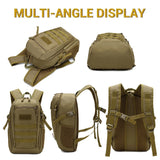 Waterproof Tactical Backpack – 20L, MOLLE System & Durable Nylon