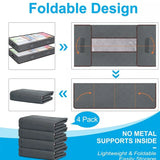 Under-Bed Storage Bags 2-Pack – 90L Each, Clear Zip Lid & Foldable